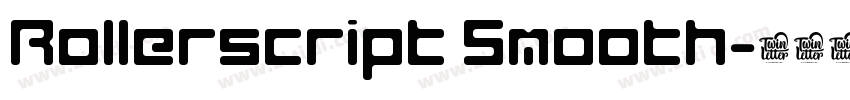 Rollerscript Smooth字体转换